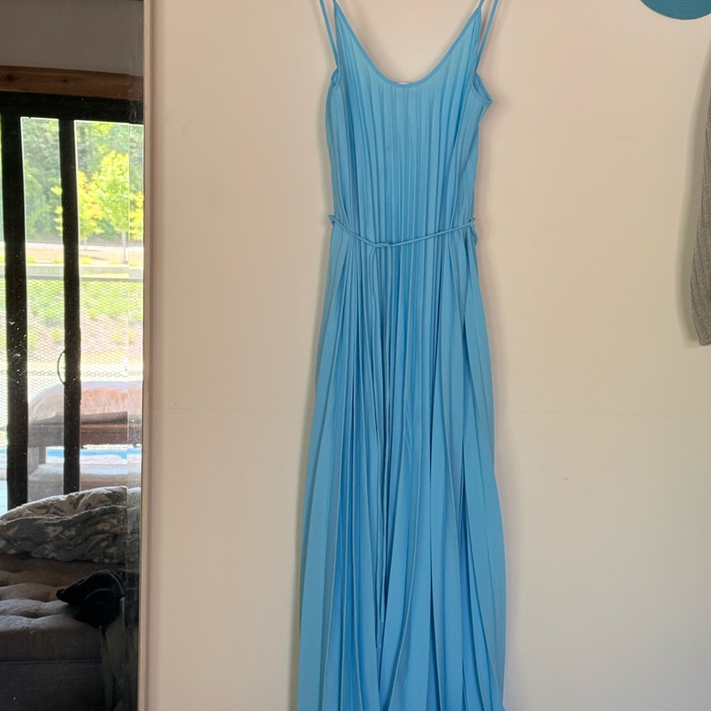 Elegant Blue Maxi Dress by MANGO - Picture 3 of 8